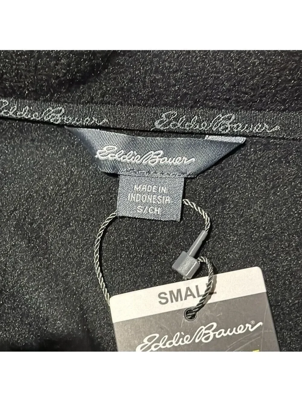 Eddie Bauer Green Fleece Sweater Mens Size Small
